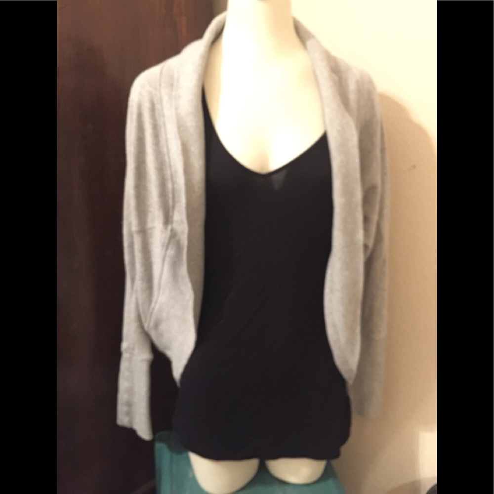 Motherhood Maternity gray open front sweater